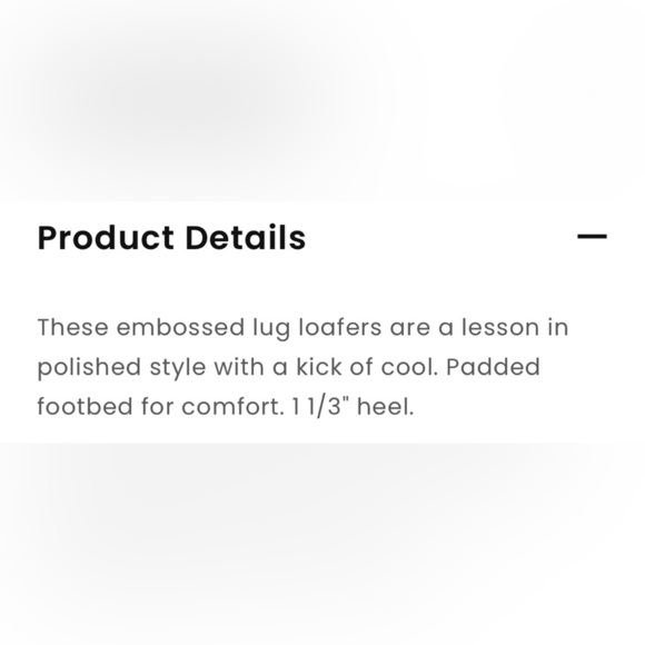 LOFT Embossed Lug Sole Loafers - Picture 4 of 9